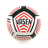 Balón de Futbol Vasen Panenka Blaco-Rojo Talla 5