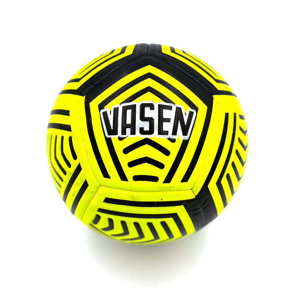 Balón de Futbol Vasen Panenka Amarillo-Negro Talla 5