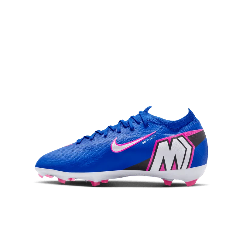 Zapato de Fútbol Nike Zoom Vapor 16 Pro Fg Azul-Blanco Niño