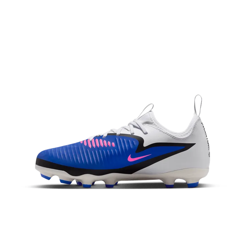 Zapato de futbol Nike Phantom 6 Low Academy Azul-Blanco FG Niño