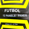 Balón de Futbol Vasen Panenka Amarillo-Negro Talla 5
