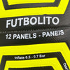Balón de Futbolito Vasen Panenka Amarillo-Negro Talla 4