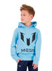 Polerón Logo Messi Celeste/negro Niño