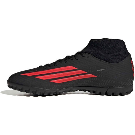 Zapatilla de Futbol Adidas F50 Club Mid TF Negra Adulto