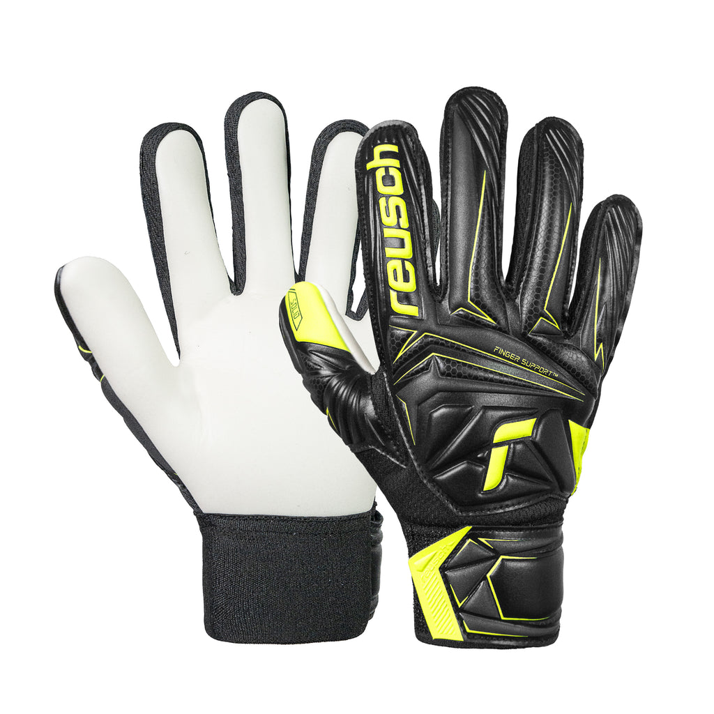 Guantes de arquero Reusch Attrakt Starter Solid Ferula Jr GK26 NG-BL Niño