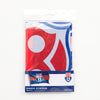Bandera Universidad de Chile Machini Estampada 80x120 cm Rojo-Azul