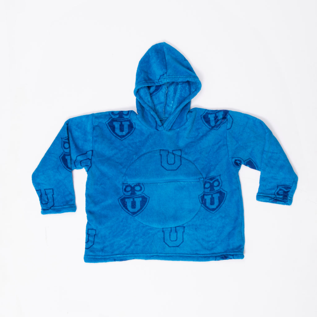 Poncho Cojín Universidad de Chile Machini Infantil Azul
