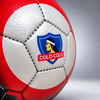 Mini balón de Futbol Colo Colo Rojo-Negro Talla 2