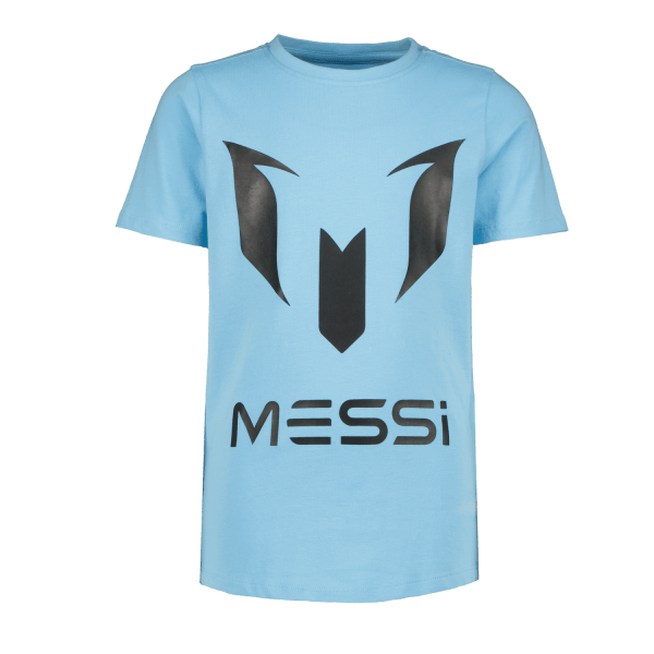 Polera Logo Messi Celeste Niño