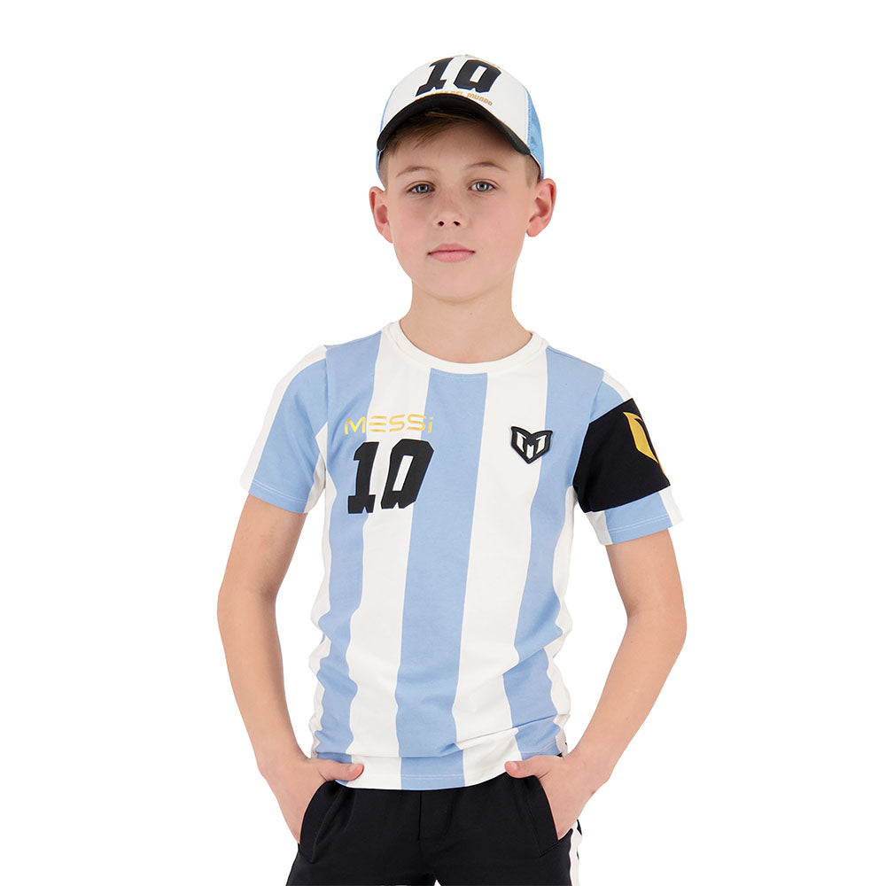 Polera Messi Capitán Niño– 100% Fútbol