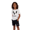 Polera Logo Messi Blanca Niño