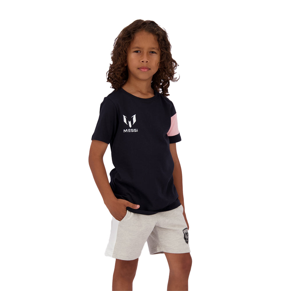 Polera Messi Capitán Negra Niño