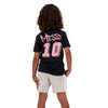 Polera Logo Messi 10 Negra Niño