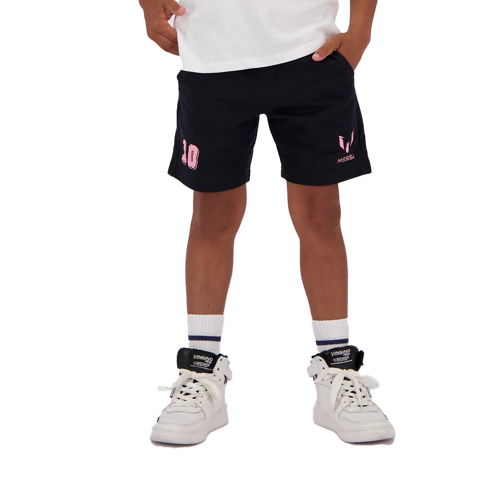 Short Messi Rasto Negro Niño