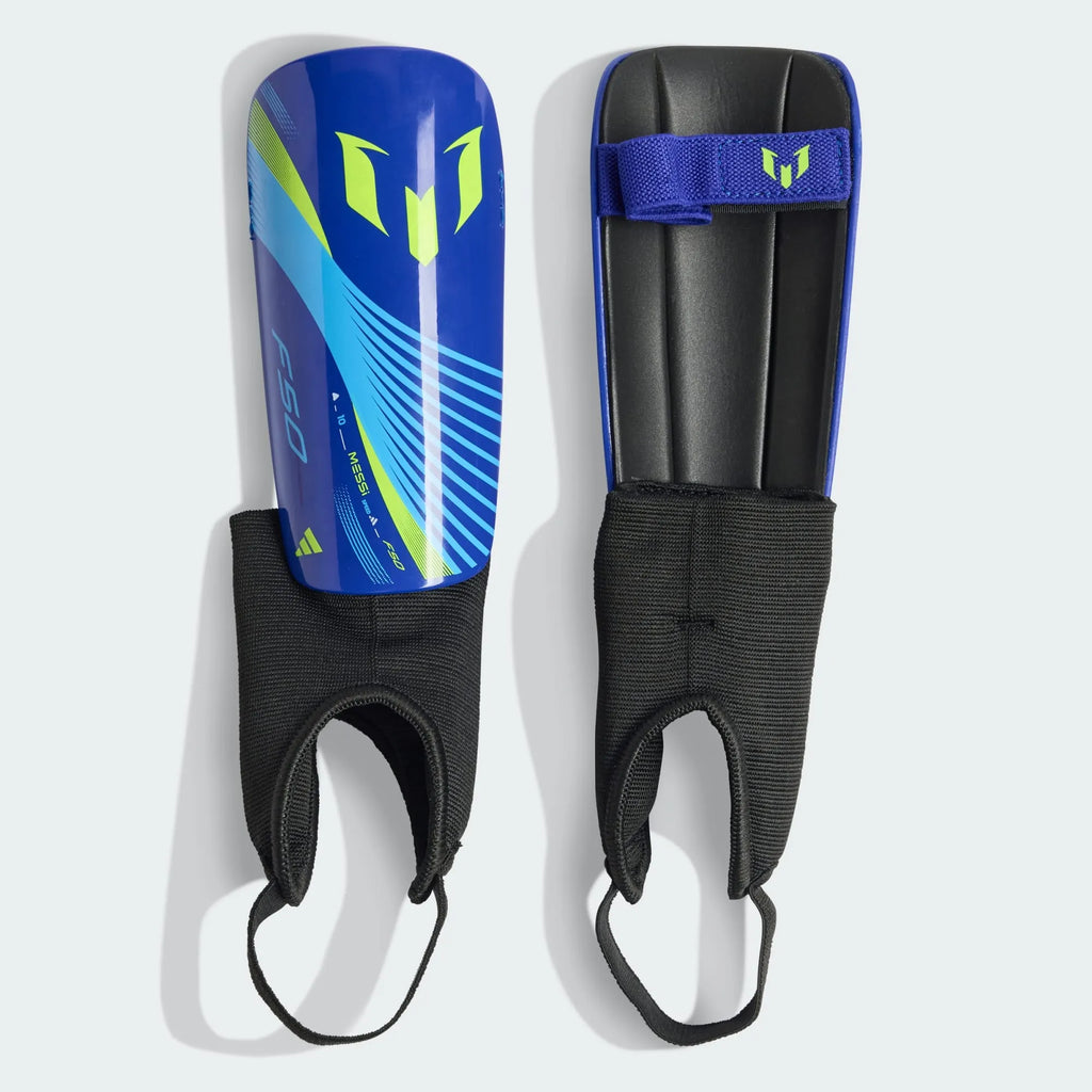 Canilleras Adidas Messi Sg Azul Niño