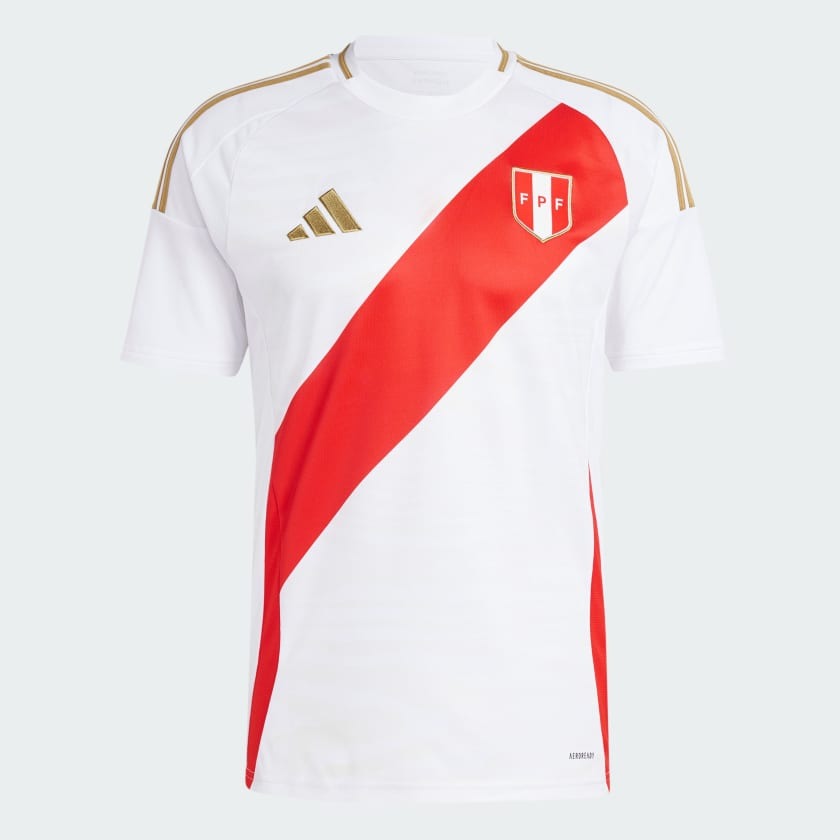 Camiseta Adidas Selección de Perú Local 2024 Adulto– 100% Fútbol
