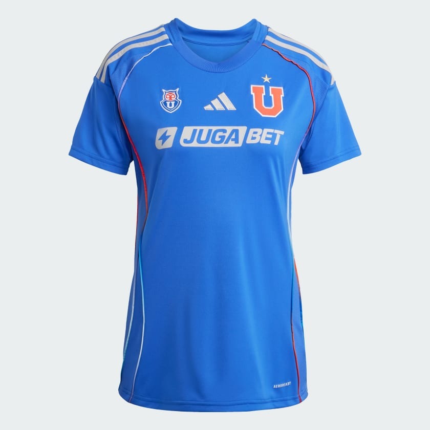 Camiseta Adidas Universidad de Chile Local 2025 Mujer– 100% Fútbol