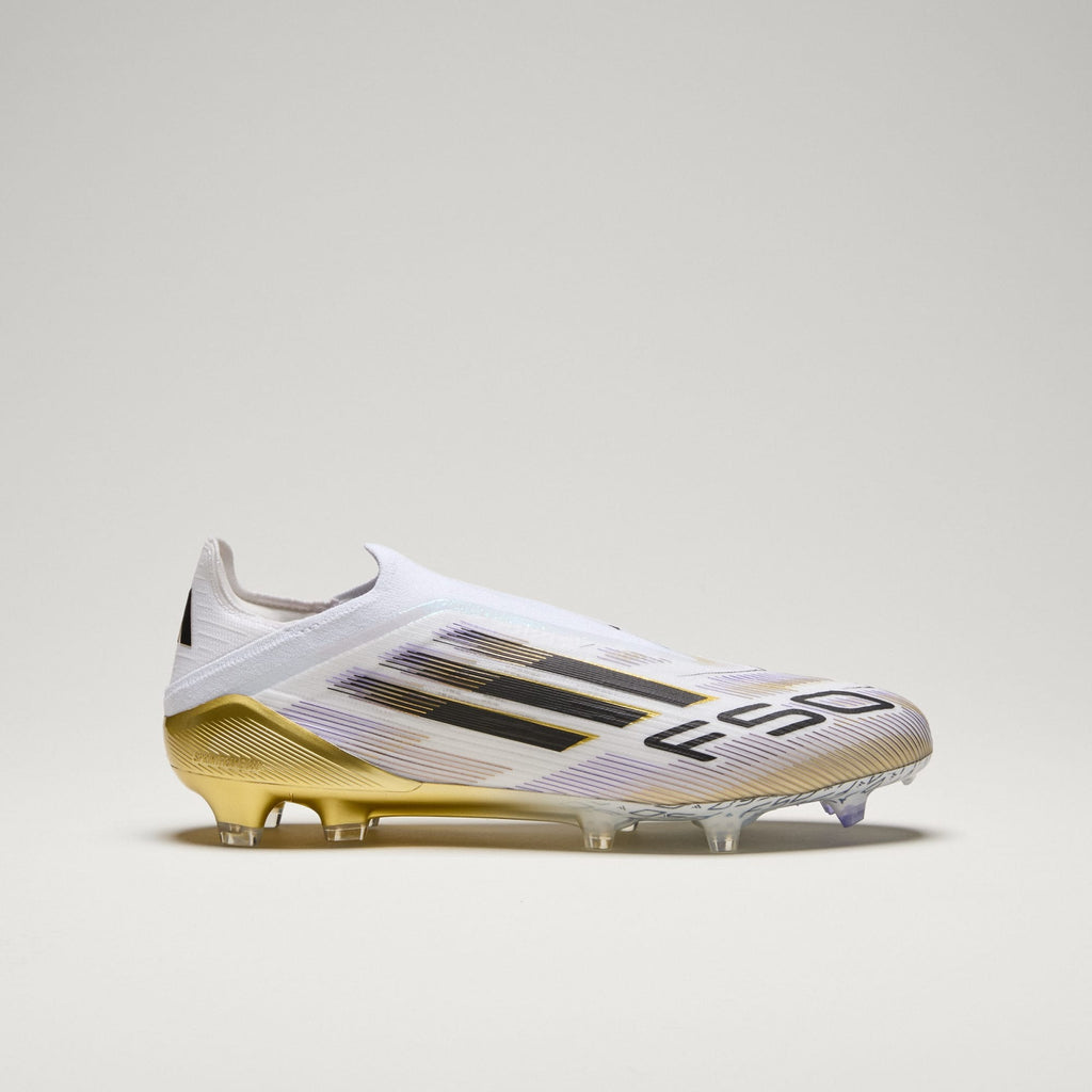 Zapato de Futbol Adidas F50 Elite LL FG Blanco-Dorado Adulto