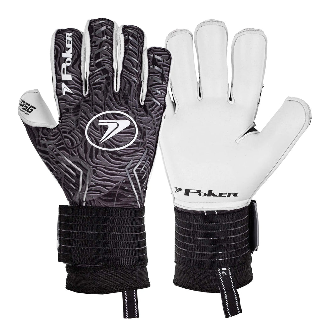 Guantes de Arquero Poker Breath Negro-Blanco Adulto