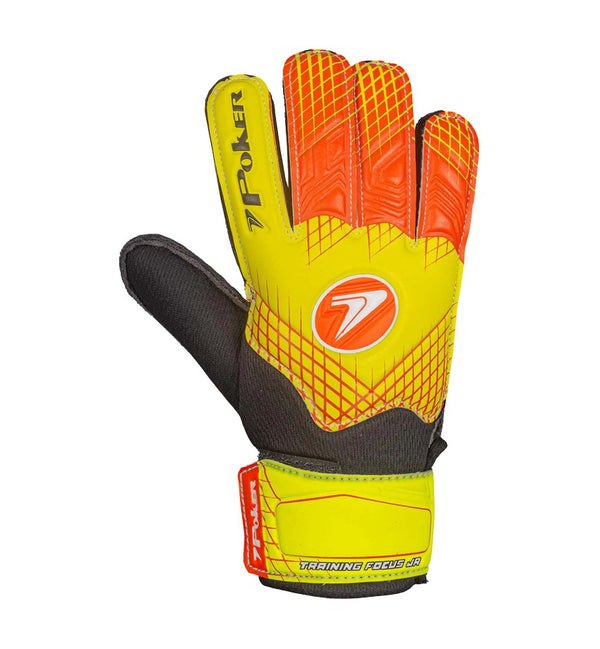 Guantes de arquero Poker Focus Training Amarillo Niño