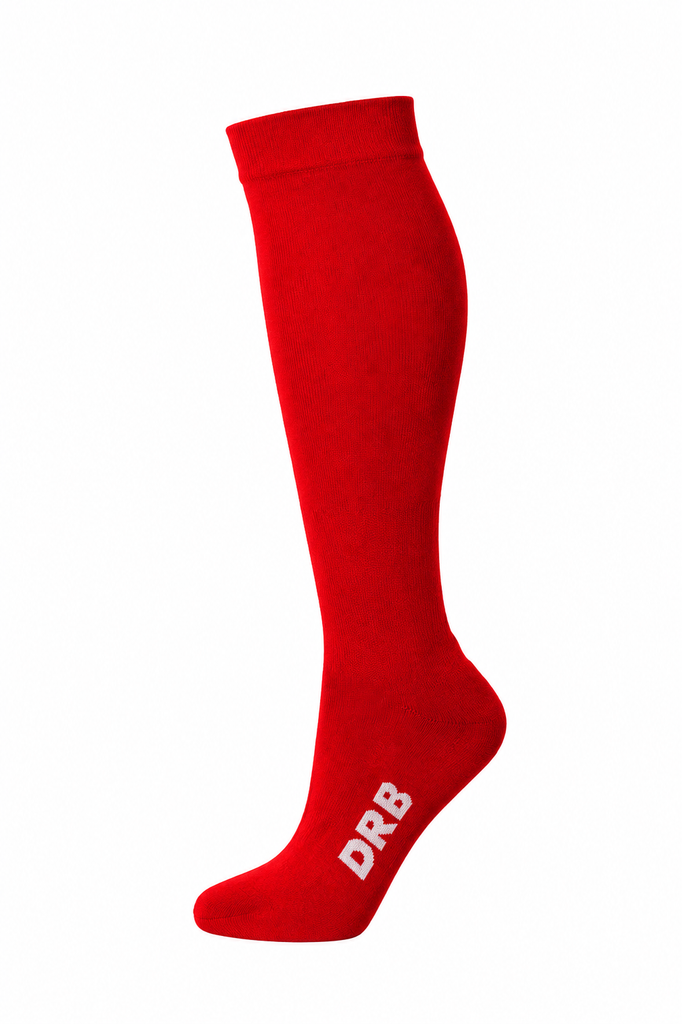 Medias DRB Liso Rojo Juvenil