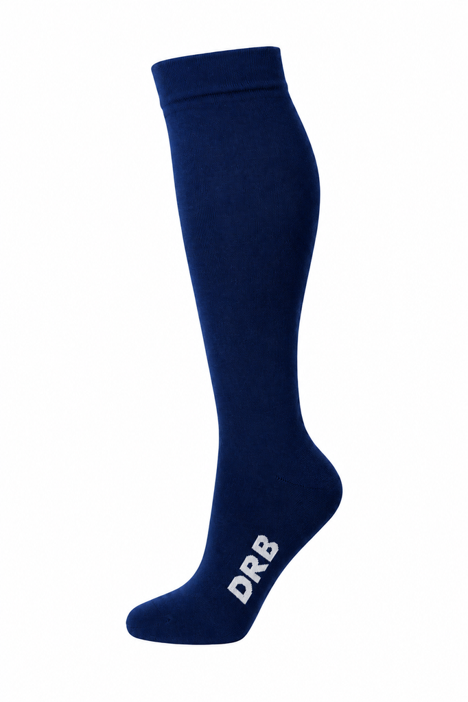 Medias DRB Liso Azul Marino Juvenil