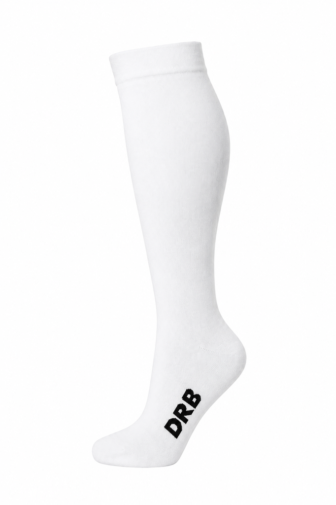 Medias DRB Liso Blanco Adulto
