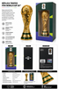 Replica 3D Copa del Mundo FIFA 10 cms Milled