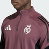 Poleron Adidas Real Madrid Entrenamiento Burdeo Adulto