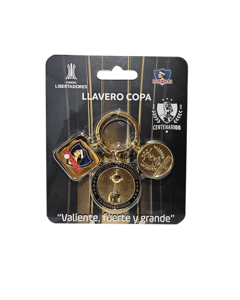 Llavero Multicharm Copa Libertadores Centenario Colo Colo