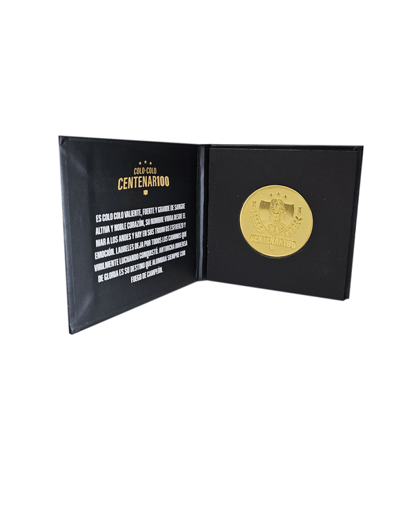 Moneda Libro Colo Colo Edicion Centenario