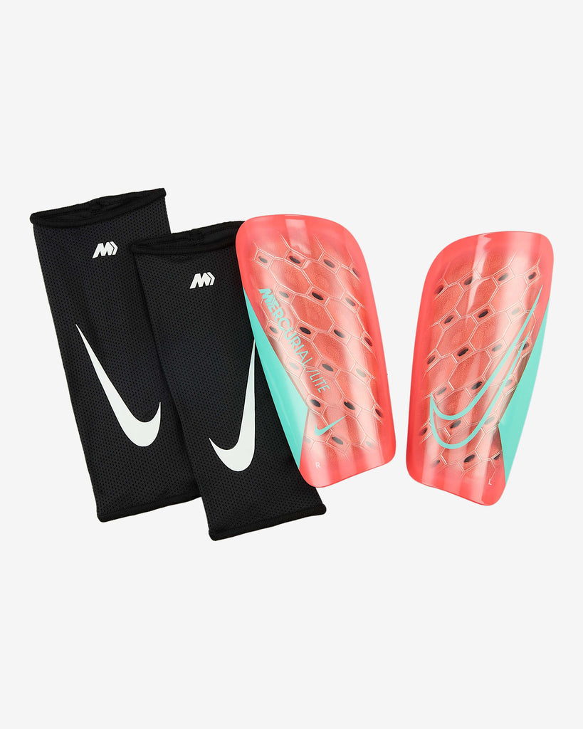 Canilleras Nike Mercurial Lite Naranjo Adulto