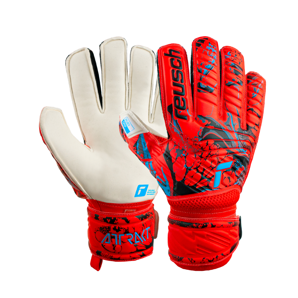 Guanti Da Portiere Reusch Attrakt Grip Junior | Con Supporto Dita | Unisex - Foto 8