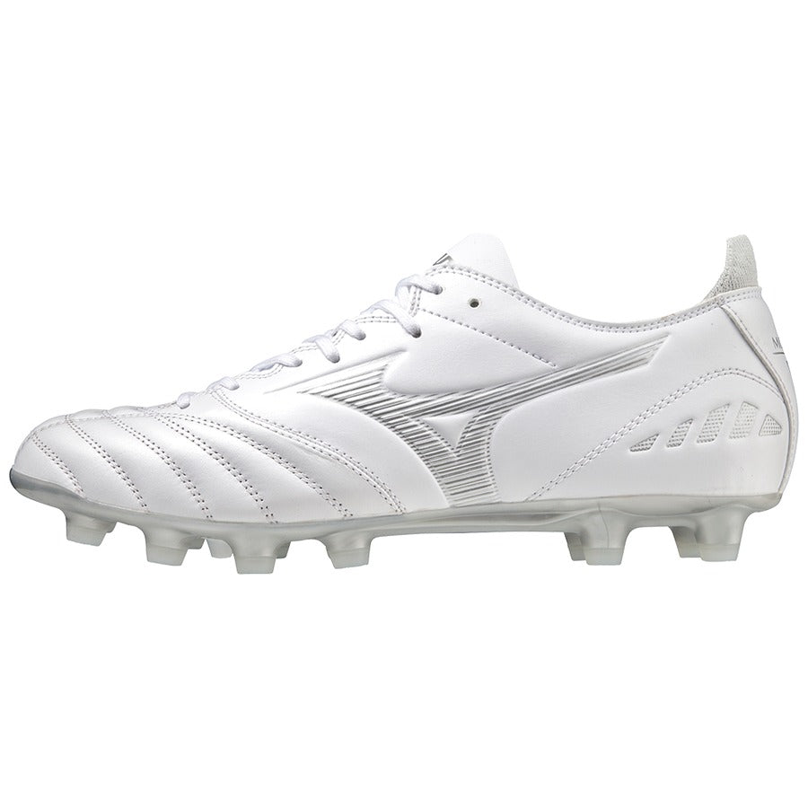 Zapato de Fútbol Mizuno Morelia Neo III Pro Blanco FG Adulto
