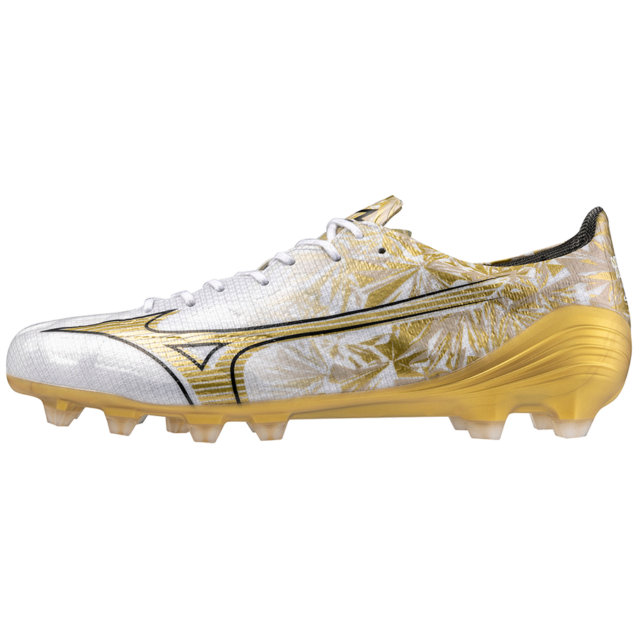 Zapato de Futbol Mizuno Alpha Elite Dorado FG Adulto