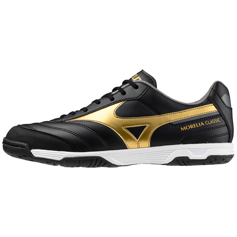 Zapatilla de Fútbol Mizuno Morelia Sala Classic IN Negro Adulto