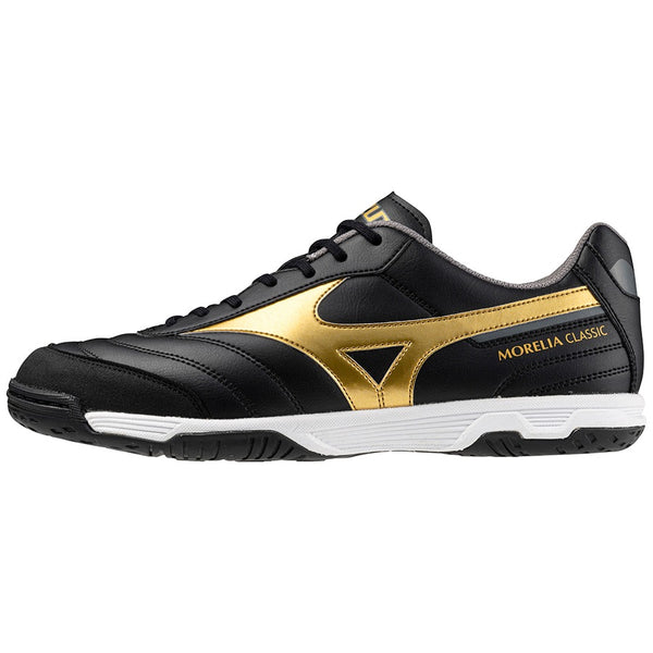 Zapatilla de Fútbol Mizuno Morelia Sala Classic IN Negro Adulto
