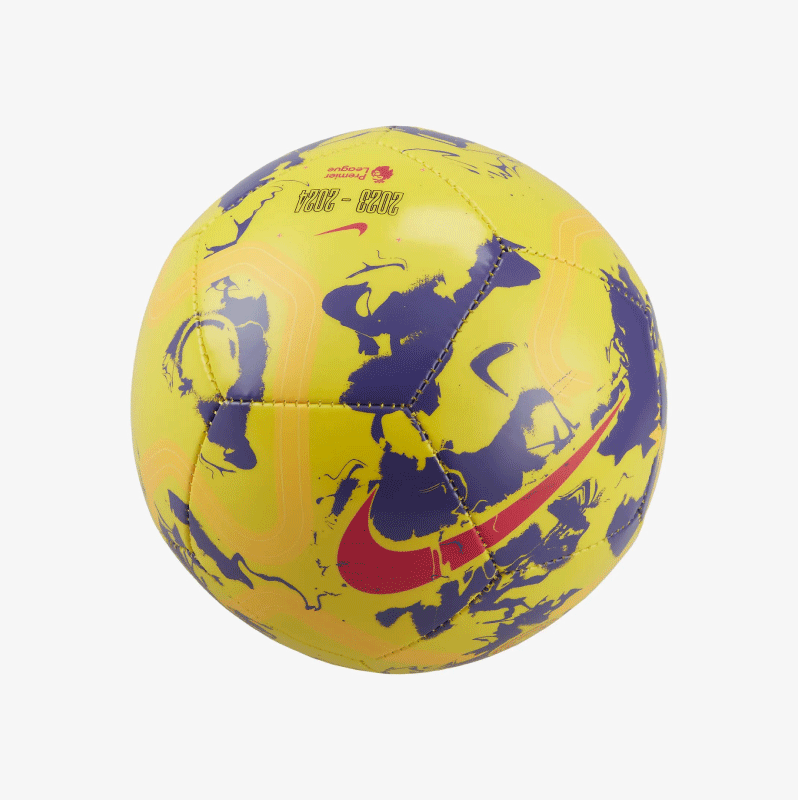 Balon nike amarillo con discount morado