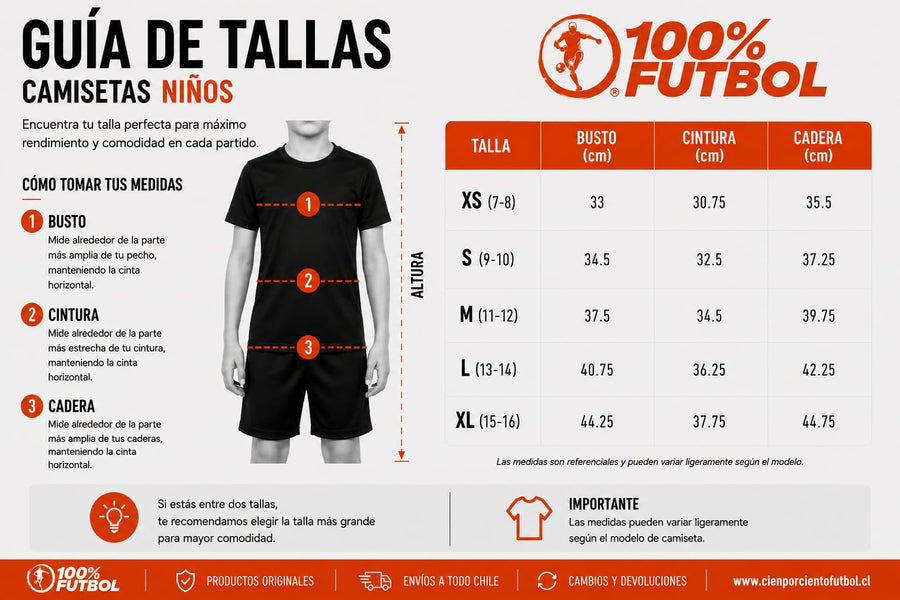 Guía de talla