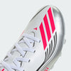 Zapato de Futbol Adidas F50 Messi Club Blanco-Metalico FG/MG Niño