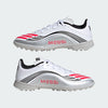 Zapatilla de Futbol Adidas F50 League Messi Blanco-Metalico TF Niño
