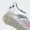 Zapatilla de Futbol Adidas F50 League Messi Blanco-Metalico TF Niño