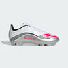 Zapato de Futbol Adidas F50 Messi Club Blanco-Metalico FG/MG Niño