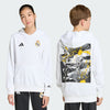 Poleron Adidas Real Madrid Marvel Hoddie Blanco Niño