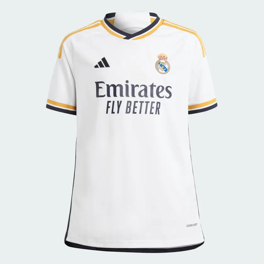 Camiseta Adidas Real Madrid local 2023 2024 Ni o 100 F tbol
