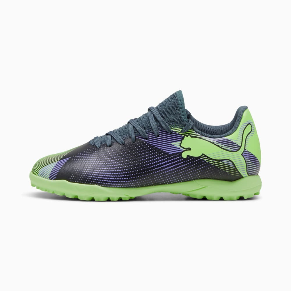 Zapatilla de Futbol Puma Future 7 Play Gris TT Niño