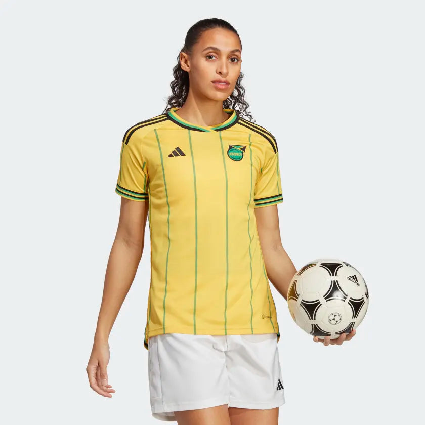 Camiseta adidas Jamaica 2023 amarilla